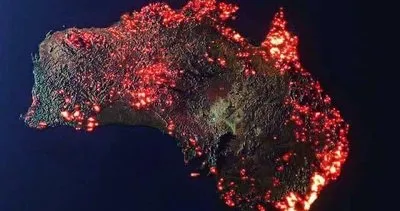 Avustralya’daki yangının uzaydan görüntüleri yayınlandı