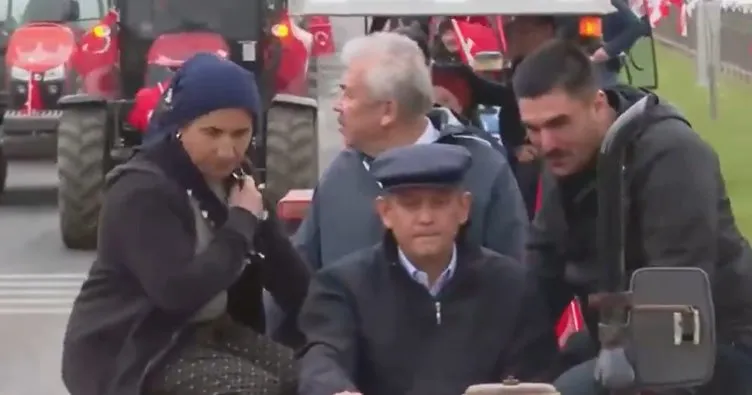 Özgür Özel’in traktör şovu ’yalan’ traktör vaadini hatırlattı: Korumalarla geldi, güvenlik önlemleri eşliğinde sürdü
