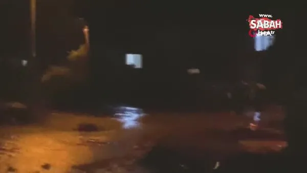 Düzce’de şiddetli yağmur su taşkınlarına neden oldu | Video