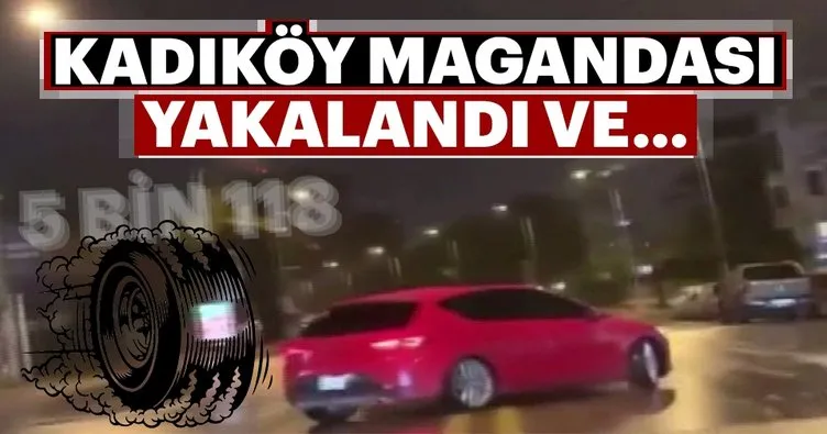 Kadıköy’de trafikte terör estiren maganda yakalandı