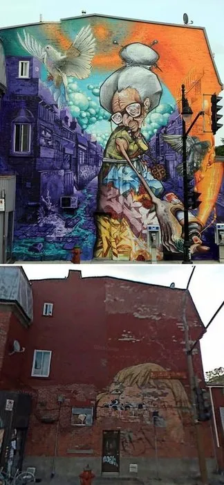 Sokak sanatına muhteşem örnekler!