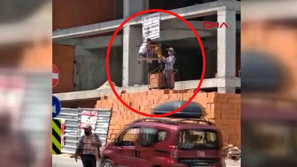 Son Dakika: İstanbul Arnavutköy'de inşaatta küçük çocuk skandalı | Video