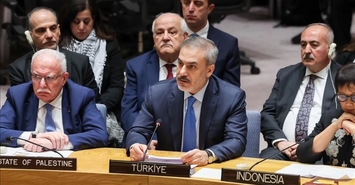 Bakan Fidan'dan Gazze mesajı: Tarihi bir sorumluluğumuz var