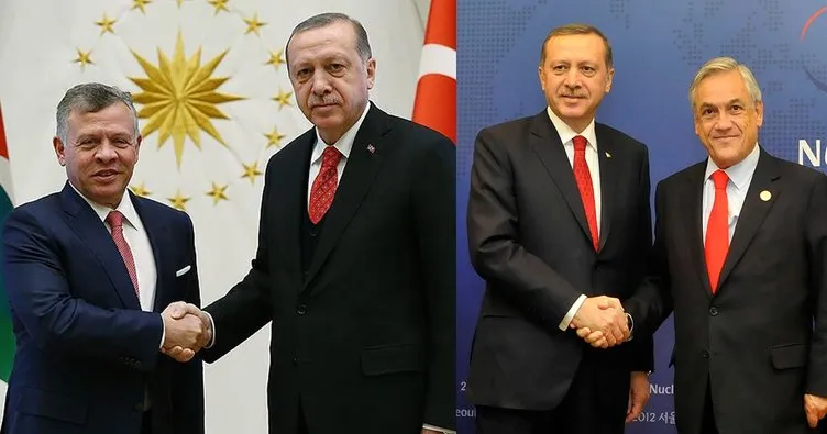 Cumhurbaşkanı Erdoğan’a Ürdün Kralı ve Şili Devlet Başkanı’ndan tebrik telefonu