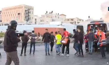 Son dakika: Canlı yayında İsrail vahşeti! A Haber yayını sırasında göstericiler vuruldu