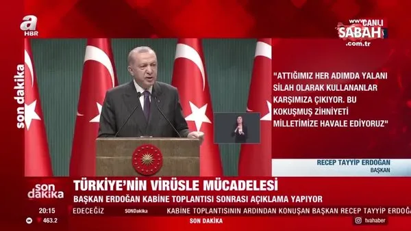 Başkan Erdoğan, ‘salgına karşı destek paketi’ detaylarını kamuoyuna duyurdu