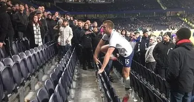 Tottenham-Norwich City maçında Eric Dier taraftara saldırdı
