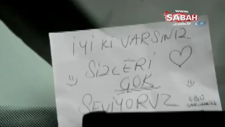 Üniversiteli Öğrencilerinden Polis’e anlamlı not