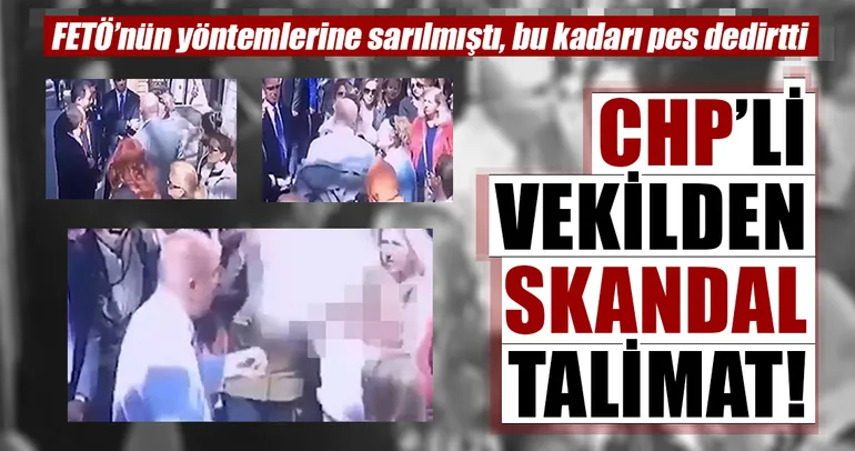CHP’li Tanal talimat verdi, partili kadın soyundu