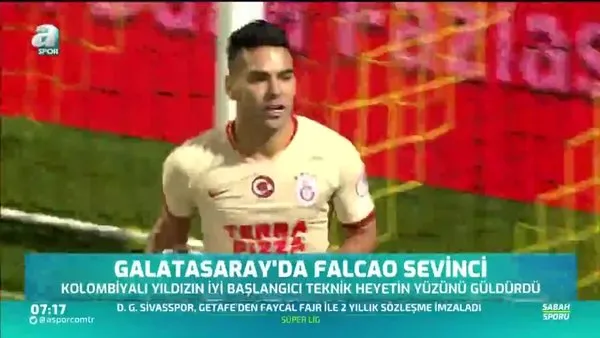 Falcao'nun performansı Galatasaray'da sevinç yarattı ...