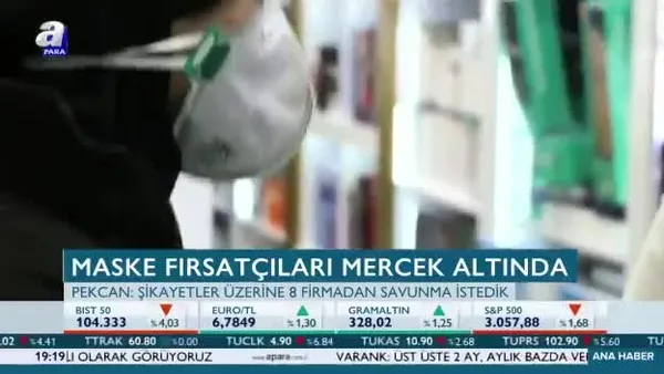 Ruhsar Pekcan duyurdu! Maske fırsatçılarına geçit yok