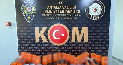 Antalya'da silah ve uyuşturucu operasyonu #antalya