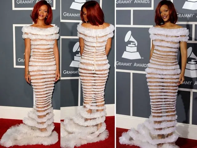 Rihanna’nın en güzel 10 kırmızı halı elbisesi