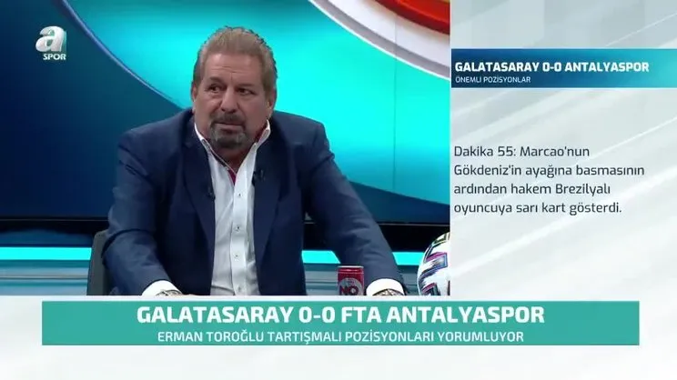 Erman Toroğlu: Marcao'nun faulü net kırmızı!