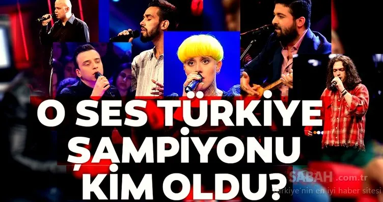 Son Dakika Haberi: O Ses Türkiye 2020 birincisi açıklandı! O Ses Türkiye’nin kazananı kim oldu? İşte yarışmayı kazanan isim…
