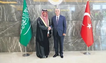 Suudi bakan Türkiye’de
