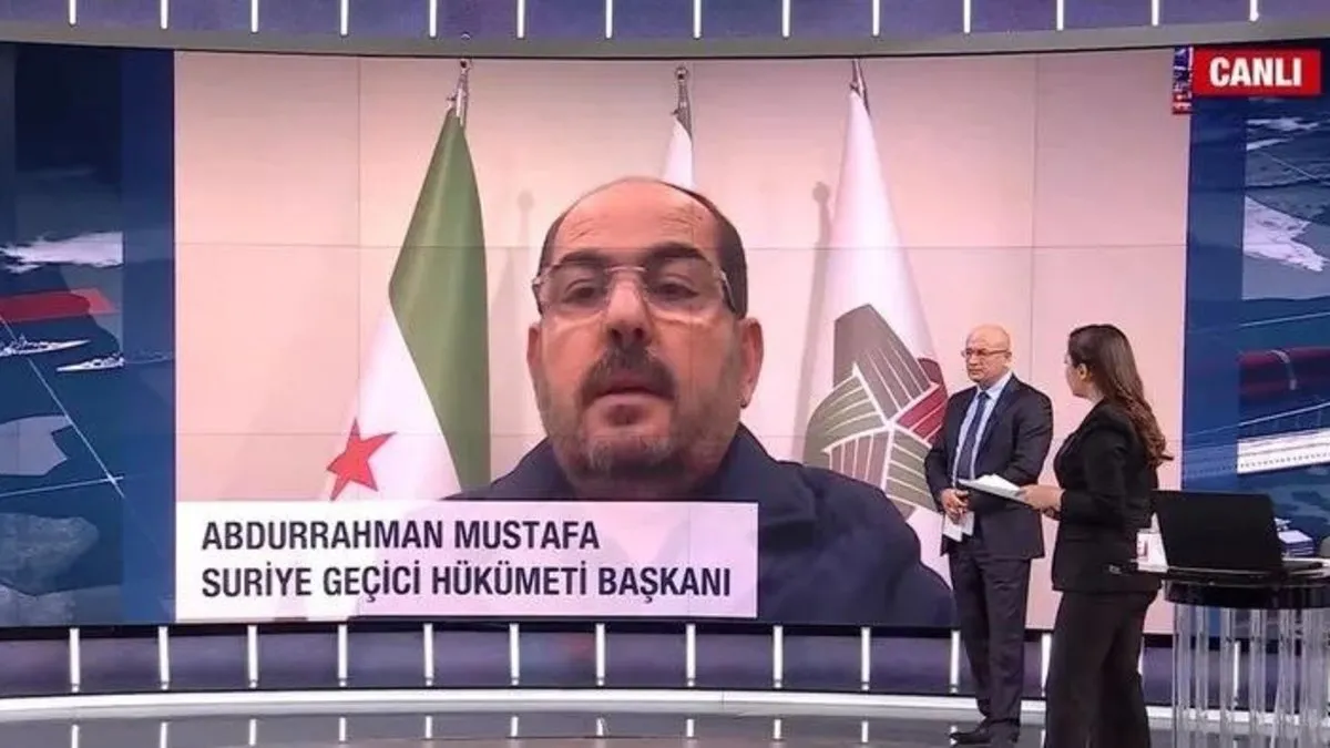 Suriye Geçici Hükümeti Başkanı Abdurrahman Mustafa: Halep'teki terör yuvaları da temizlenecek