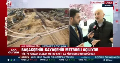 Başakşehir-Kayaşehir metro hattı yarın açılıyor! Ulaştırma ve Altyapı Bakanı Karaismailoğlu’ndan önemli açıklamalar | Video