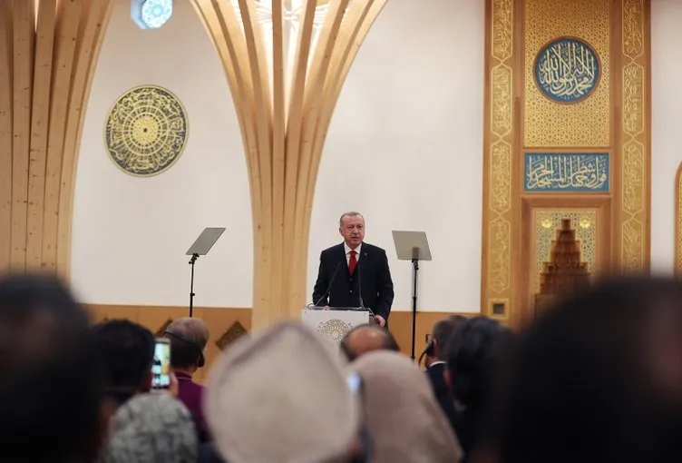 Caminin açılışı Başkan Erdoğan’ın katıldığı törenle yapıldı