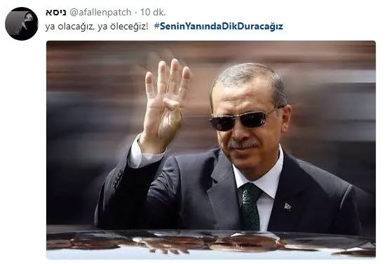 Cumhurbaşkanı Erdoğan'a dev destek! Senin yanında dik duracağız