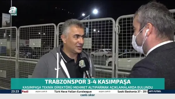 Kasımpaşa Teknik Direktörü Mehmet Altıparmak hedefini açıkladı!
