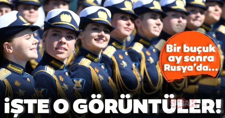 Son dakika: Corona virüs nedeniyle ertelenmişti! Rusya’da Zafer Günü töreni böyle düzenlendi