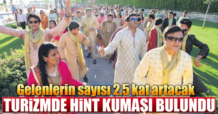 Turizmde Hint kumaşı bulundu