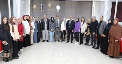 Ağrı'da Gençlik Haftası'nda yurt öğrencilerinden sanat sergisi #agri
