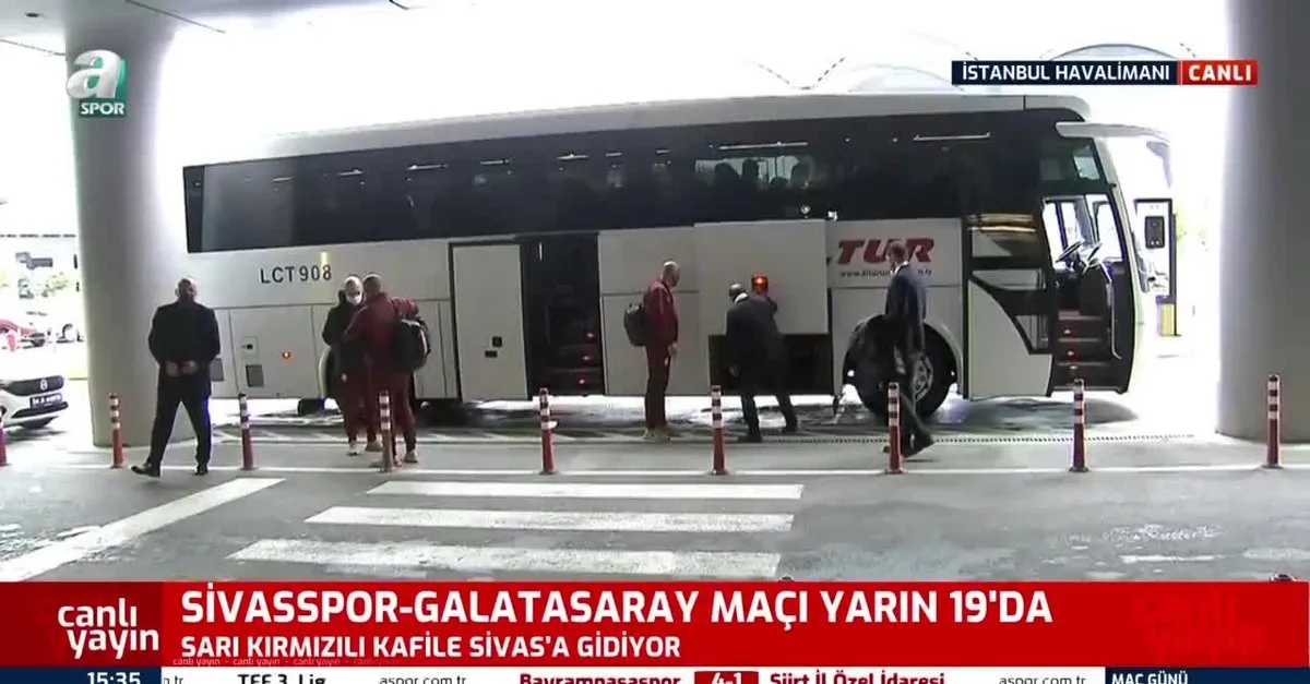 Galatasaray Kafilesi Sivasspor Maci Icin Sivas A Gitti Videosunu Izle Son Dakika Haberleri