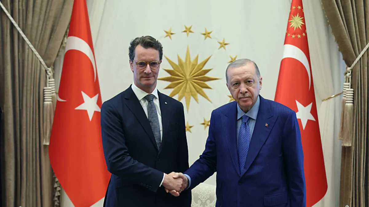 Başkan Erdoğan, Almanya'nın Kuzey Ren-Vestfalya Eyaleti Başbakanı'nı kabul etti