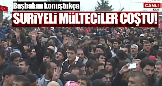 Başbakan Yıldırım Kilis’te sığınmacı kampını ziyaret etti