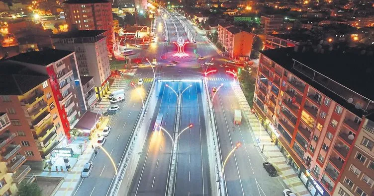 15 Temmuz Şehit Mehmet Çetin Köprülü Kavşağı açıldı