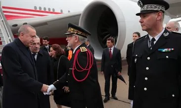 Başkan Erdoğan Fransa’ya geldi