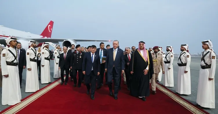 Başkan Recep Tayyip Erdoğan Katar’da