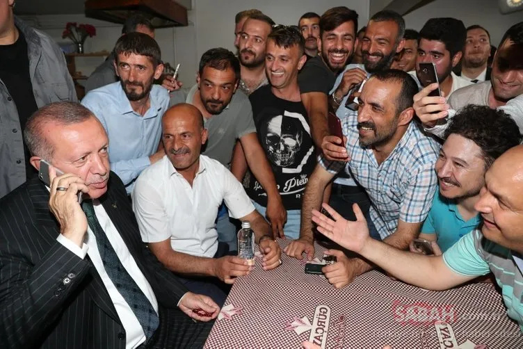 Başkan Erdoğan’a Bahçelievler’de büyük sevgi seli