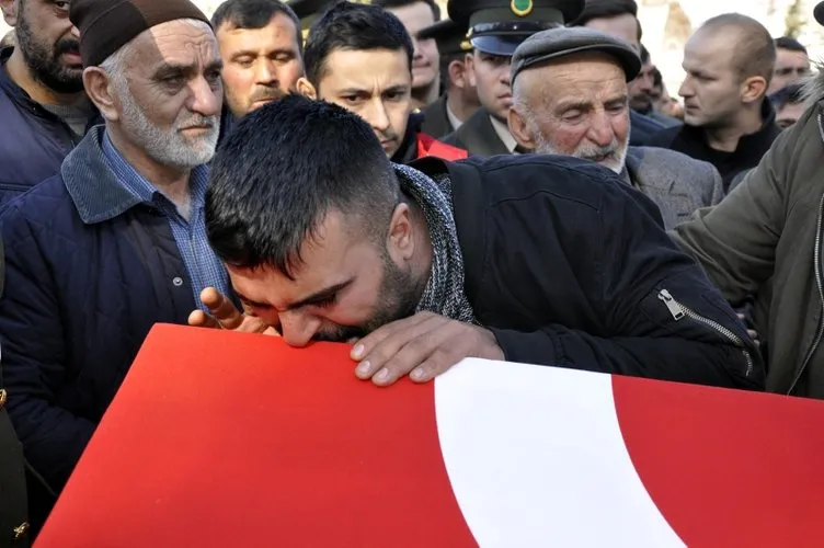 Tel Abyad şehidi teğmen Sinan Bilir, Tokat'ta son yolculuğa uğurlandı