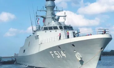 Milli savaş gemisine milli arma