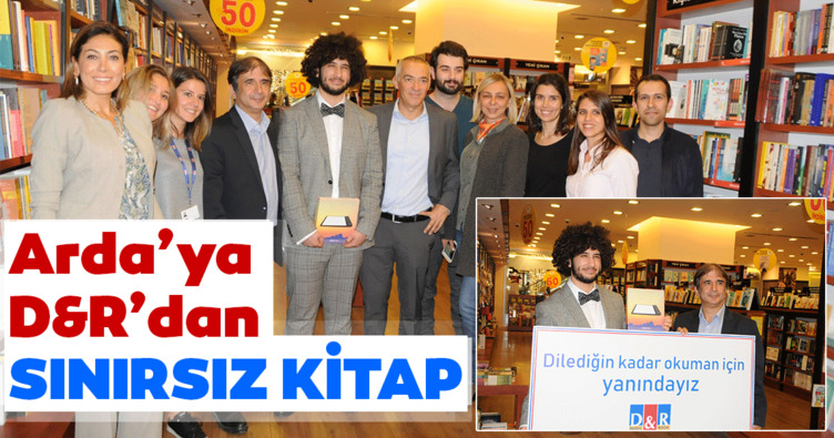 Arda Ayten’e D&R’dan sınırsız kitap