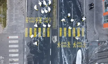 Nevşehir’de caddeler foşur foşur yıkandı