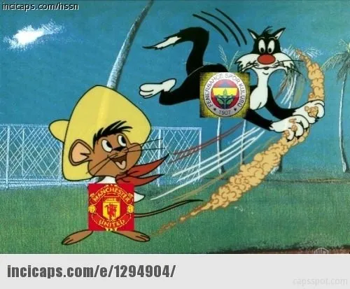 Manchester United-Fenerbahçe maçı capsleri