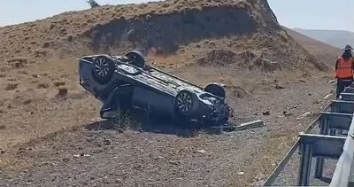 Bingöl’de otomobil takla attı: 2 yaralı 