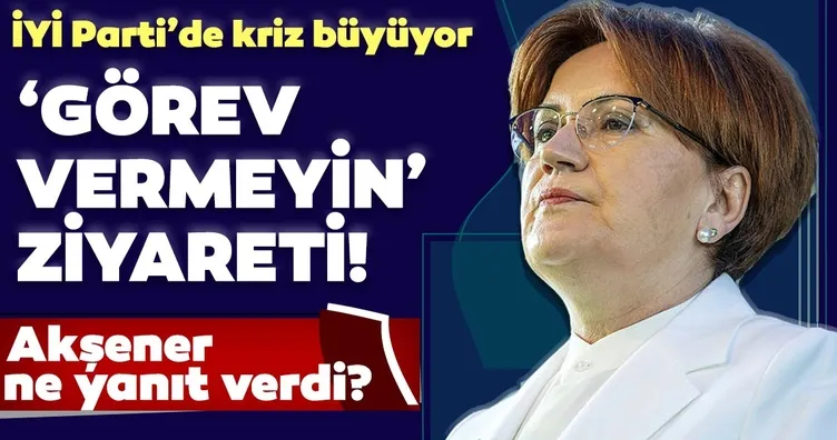 Son dakika: İYİ Parti'de liste krizi büyüyor! Vekillerden Meral Akşener'e istifa ziyareti! İşte Akşener'in yanıtı...