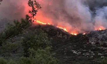 Kaş’taki alevlerin enerjisi düşürüldü