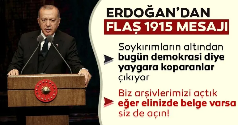 Başkan Erdoğan’dan Külliye’deki Arşiv Sempozyumu’nda önemli mesajlar
