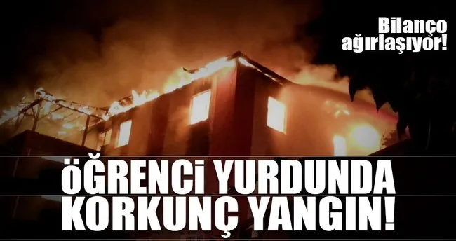 SON DAKİKA: Adana Aladağ’daki yurtta yangın çıktı!