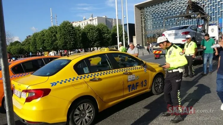 Denetimlerde ceza yağdı! Polisten pazarlık yapan taksiciye tepki: Haberlere çıkıyorsunuz, hala uslanmadınız