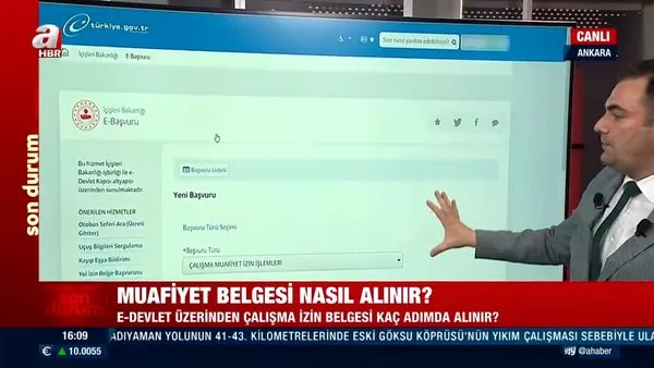 Çalışma izin belgesi nereden alınır, nasıl doldurulur? e Devlet 'Muafiyet belgesi' İçişleri Bakanlığı çalışma görev belgesi