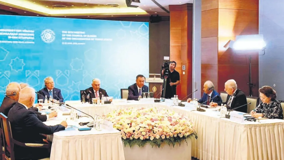 Türk Devletleri Teşkilatı Aksakallar Konseyi toplantısı ve Büyük Türk Dil Modeli vizyonu.