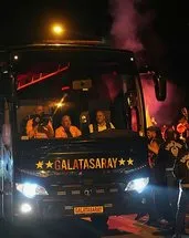 Galatasaray kafilesi Florya’da coşkuyla karşılandı