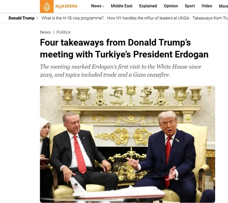 SON DAKİKA | Başkan Erdoğan ve Trump arasındaki tarihi zirve dünya basınında